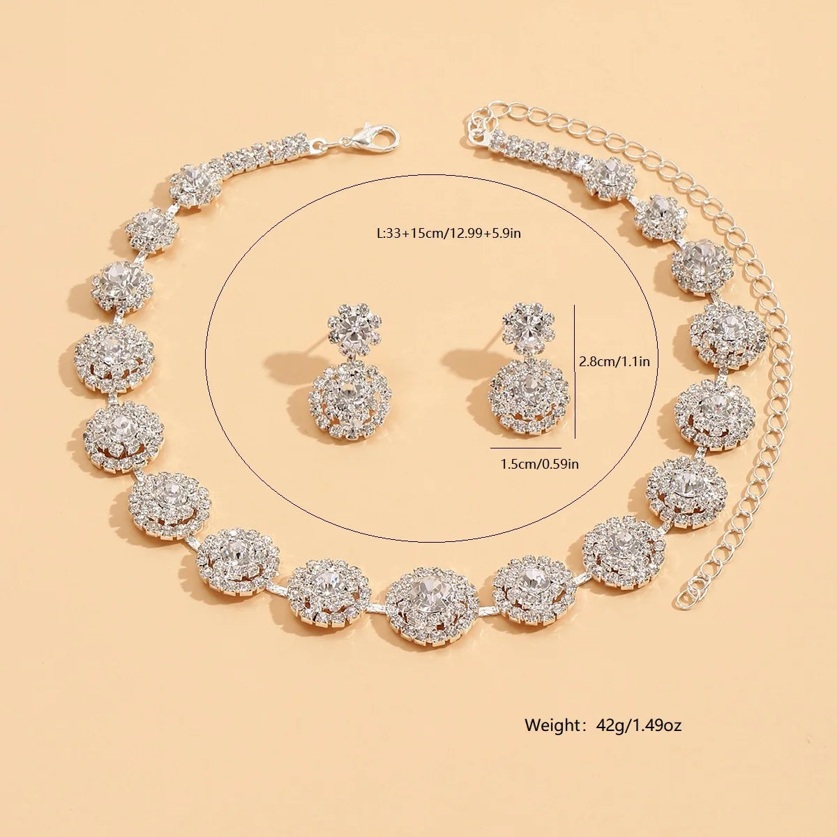 Lumière Necklace Earing
