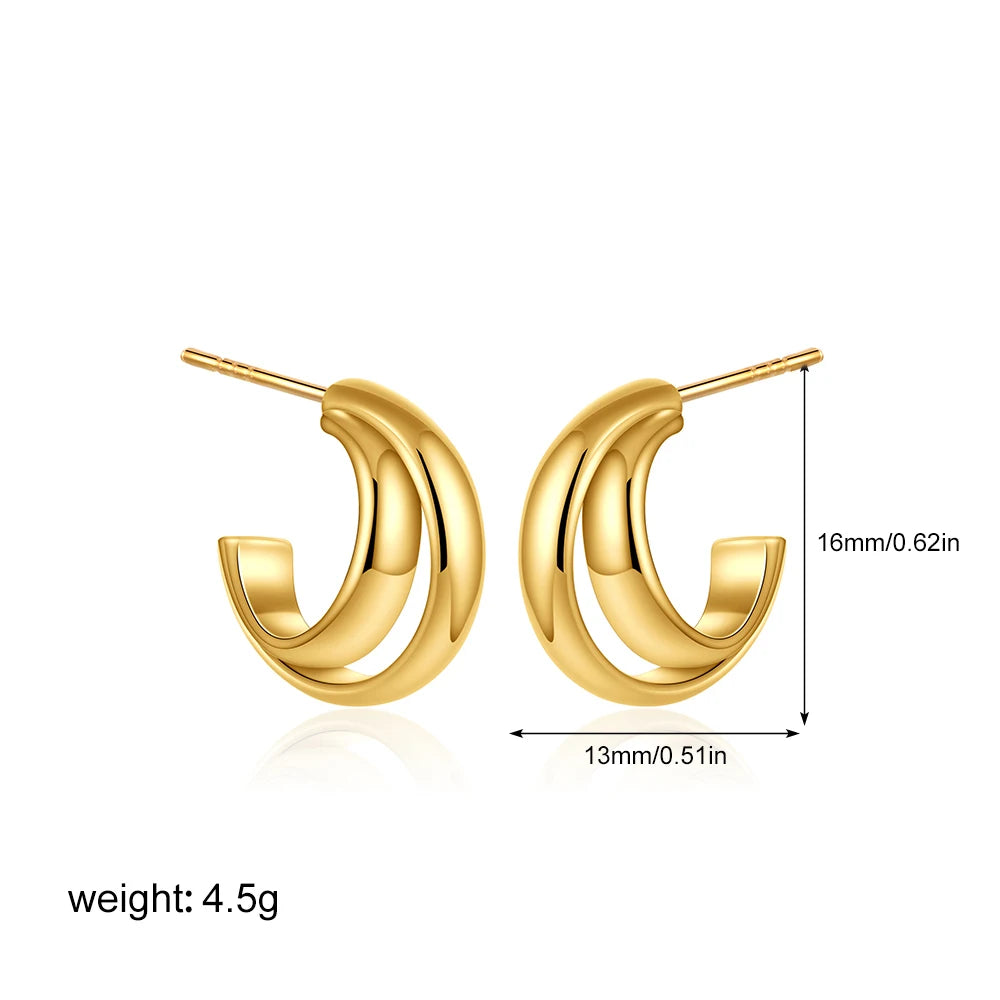 Éclat Gold Earring