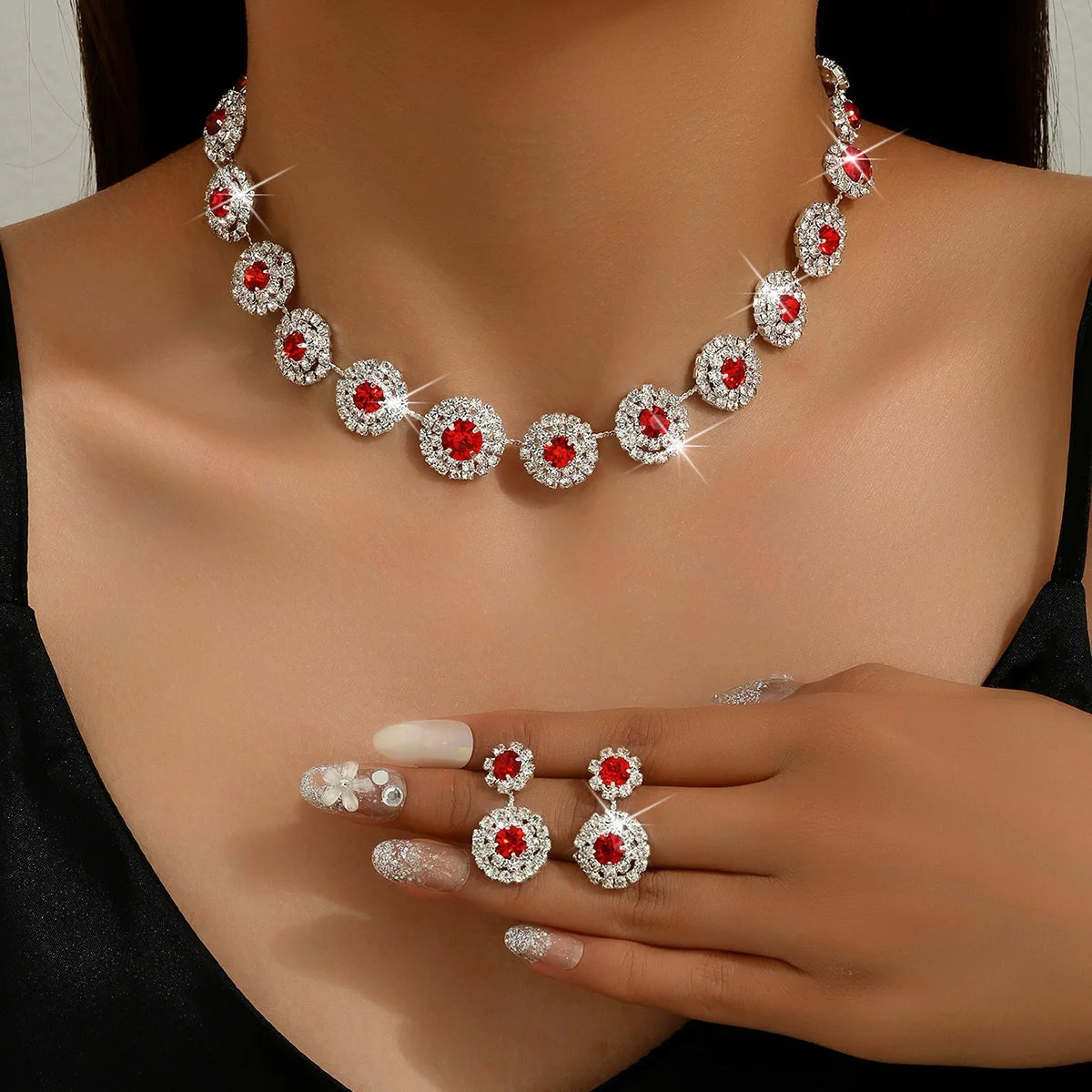 Lumière Necklace Earing